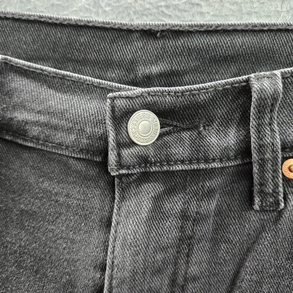 Levi's 514 Men Jeans 34X30 Black Denim‎ Straight Fit 29